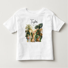 Djungeldjur Exotisk Safari Dröm T Shirt