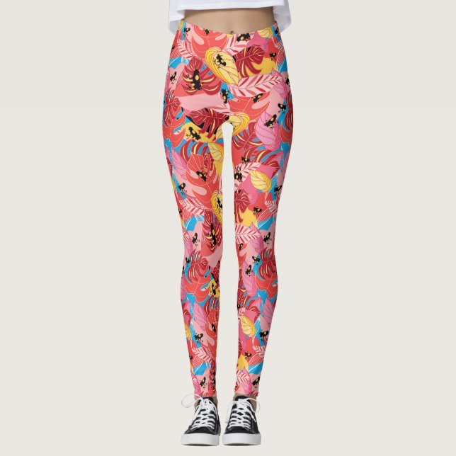 Djungelgrodor Leggings (Framsida)