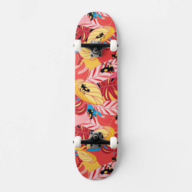 Djungelgrodor Mini Skateboard Bräda 18,7 Cm (Framsida)