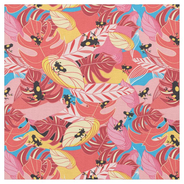 Djungelgrodor Tyg (Närbild)