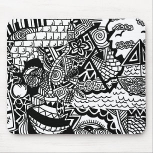 Djungelhavklotter Mousepad Musmatta