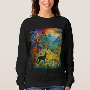 djungelkonst i kungadömet t shirt