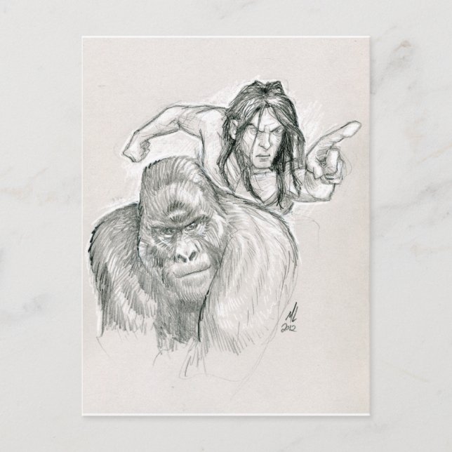 Djungelns Herre Vykort (Framsida)