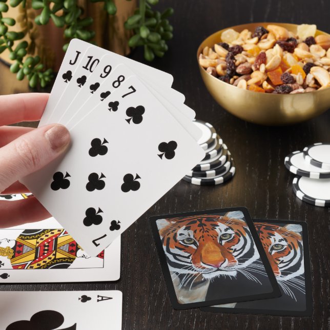 Djungelns kung Målning av Alfred Fox Casinokort (På plats)