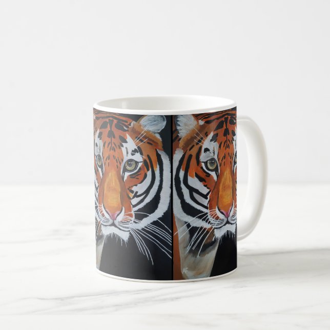 Djungelns kung Målning av Alfred Fox Kaffemugg (Framsida höger)