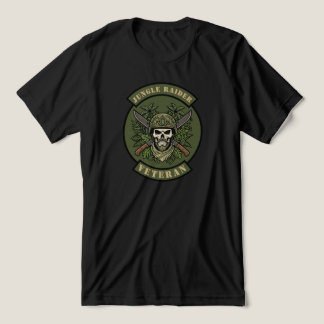 Djungelryttare Specialstyrkor Veteran Skalle T Shirt