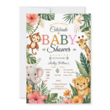 Djungeltema Baby shower
