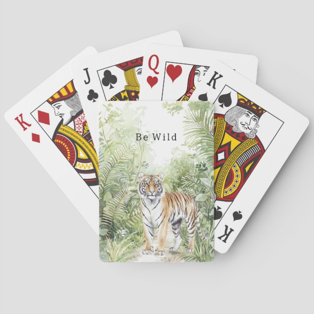 Djungeltiger Casinokort (Baksidan)