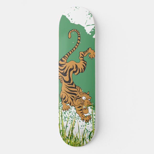 Djungeltiger Skateboard Bräda 21,5 Cm (Framsida)
