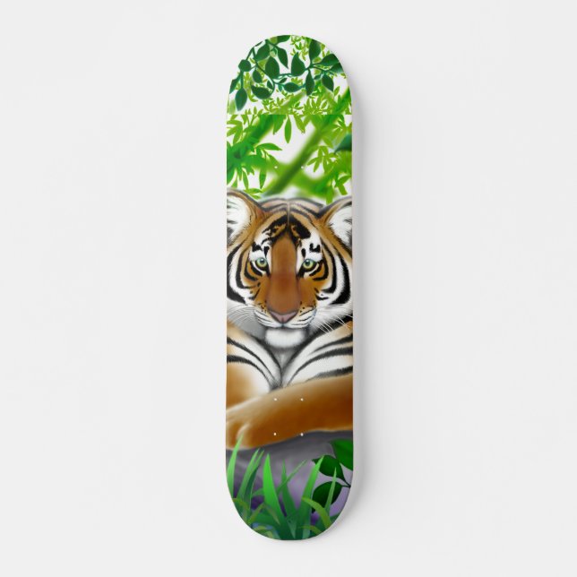 DjungeltigerSkateboard Old School Skateboard Bräda 21,6 Cm (Framsida)
