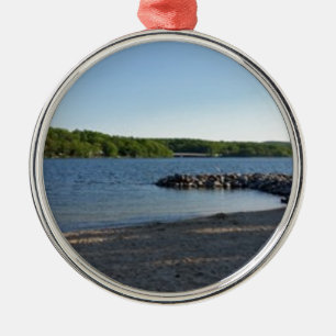 Djup bäck sjö Maryland Julgransprydnad Metall