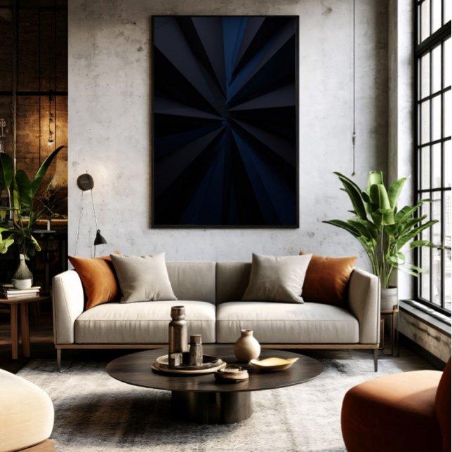 Djup Blå Virvel Poster (Skapare uppladdad)