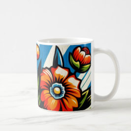 Djup Blomning Kaffemugg