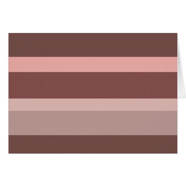 Djup Färgad blockteckning Hälsningskort (Framsidan Horizontal)