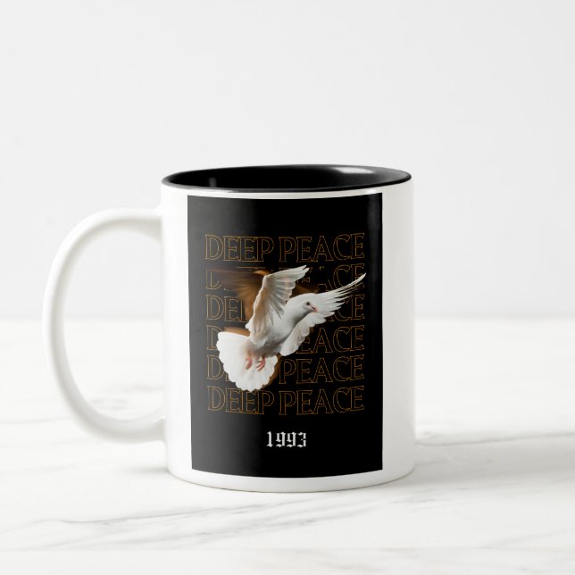 DJUP FRED MUG Två-Tonad MUGG (Vänster)