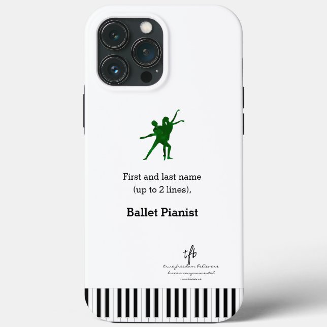 Djup Grönt I PDD Ballet Pianist (Baksida)