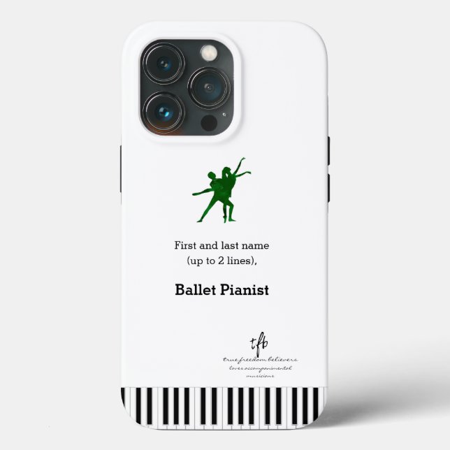 Djup Grönt I PDD Ballet Pianist (Baksida )