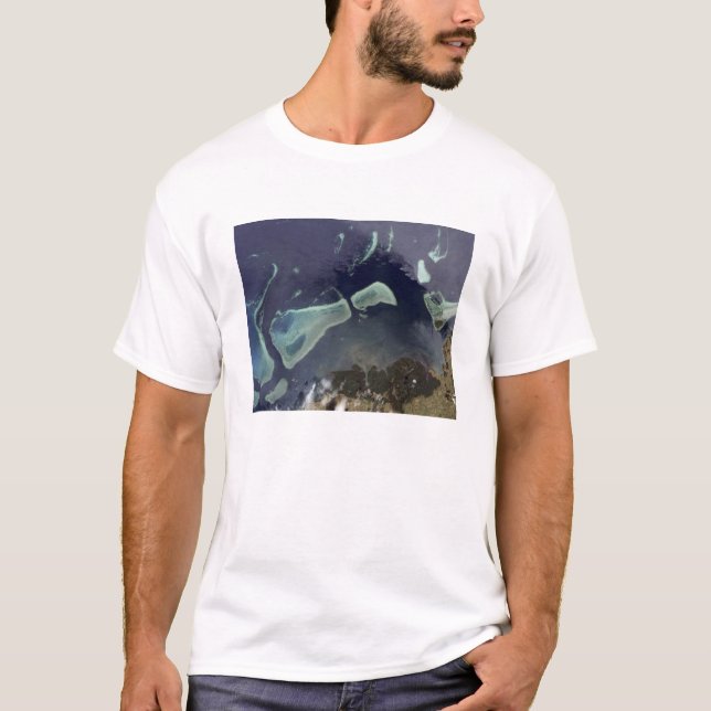 Djup grönt på land t-shirt (Framsida)