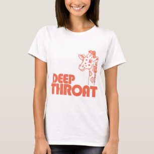Djup hals tee shirt