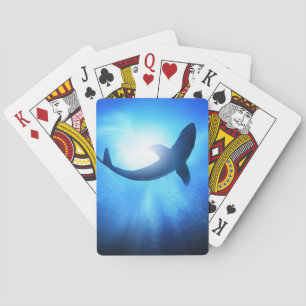 Djup havhajSilhouette Casinokort