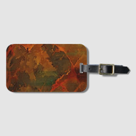 Djup höst - Rik - Jordad Abstrakt - fall Bagagebricka