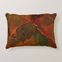 Djup höst - Rik - Jordad Abstrakt - fall Prydnadskudde