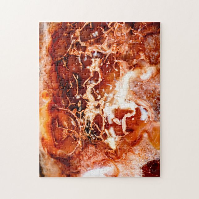 Djup höstuppsättning i ston pussel (Vertikal)