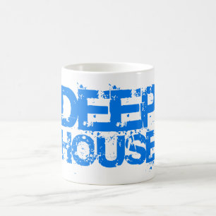 djup husmusik dj kuper eller rånar blåttdesign kaffemugg