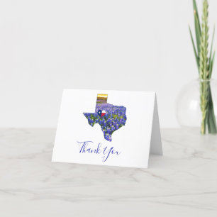 Djup i hjärtat av Texas Tackkort