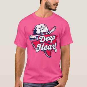 Djup i hjärtat på Texas Vintage Texas toon T Shirt