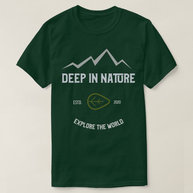 Djup i Natur T Shirt (Design framsida)