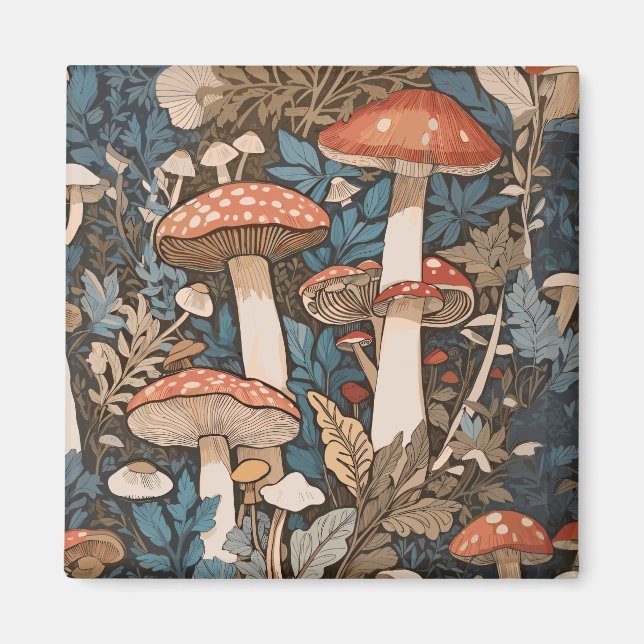 Djup i skogsvampar magnet (Framsidan)