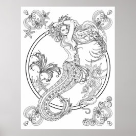 Djup: LÅG Vuxen-färgning med Sonja A.S. Poster