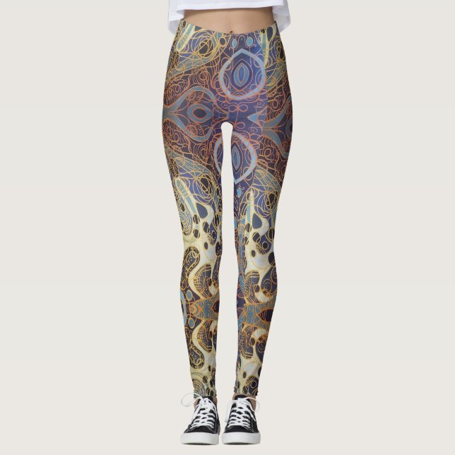 Djup lagning leggings (Framsida)