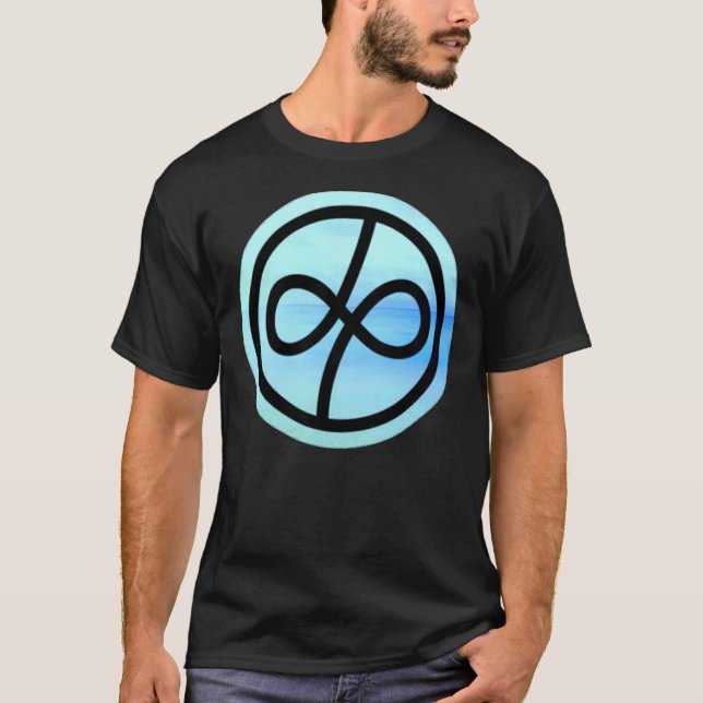 Djup Lila Band Logotyp T-Shirt (Framsida)