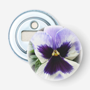 djup lila på vit pansy flasköppnare