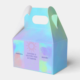 Djup Lila Soft Bröllop Saker Presentaskar