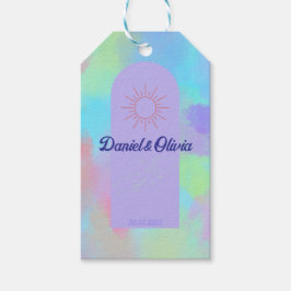 Djup Lila Soft Bröllop Saker Presentetikett