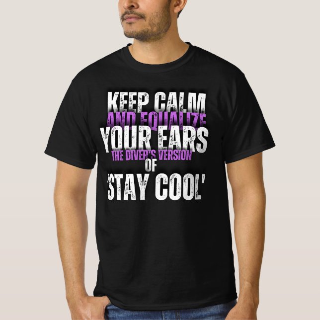 Djup Lugn: Förarens mantra Tee (Framsida)