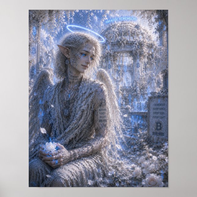 Djup melankoli / Ängel / Glömt paradis Poster (Framsidan)
