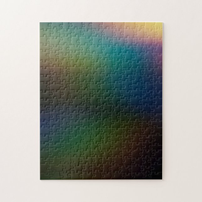 Djup Mörk Holograf Iridescent Lustrous Plastic Pussel (Vertikal)