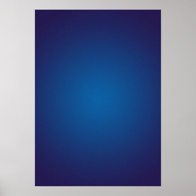Djup mörkblå grynig vignett poster (Framsidan)