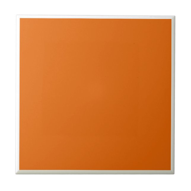 Djup Orange Kakelplatta (Framsidan)