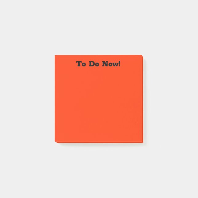 Djup Orange Post-it Block (Framsida)