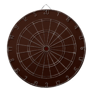 Djup Rik Brown Solid Färg Darttavla