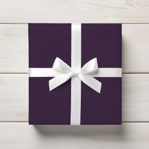 Djup Rik Plum Lila Solid Färg Presentpapper