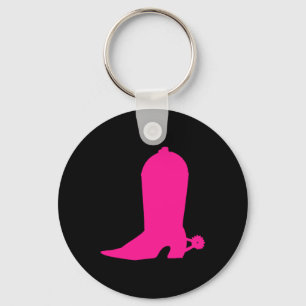 Djup Rosa Boot Nyckelring