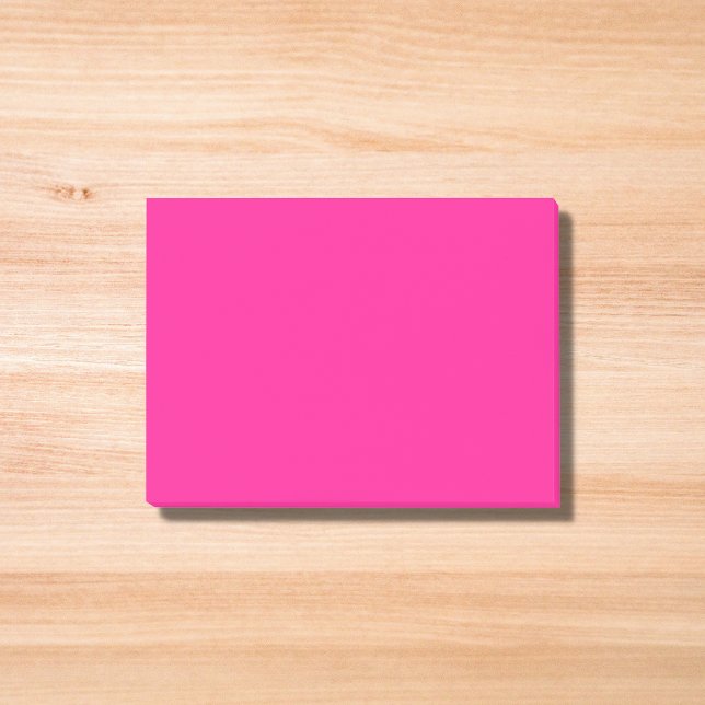 Djup Rosa Solid Färg Post-it Block (Skapare uppladdad)