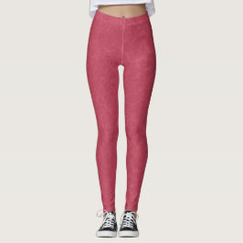 Djup rosa virvlande texturmönster leggings