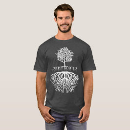 Djup rotad omvändning tee shirt